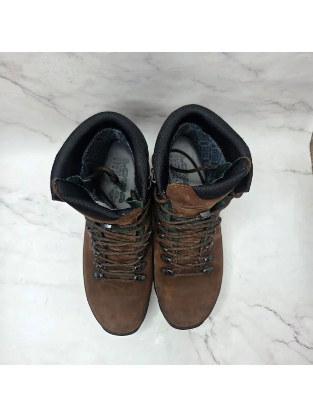 Lowa Ranger III GTX Backpacking Boots Brown Leather Vibram Soles Hiking Men's 11